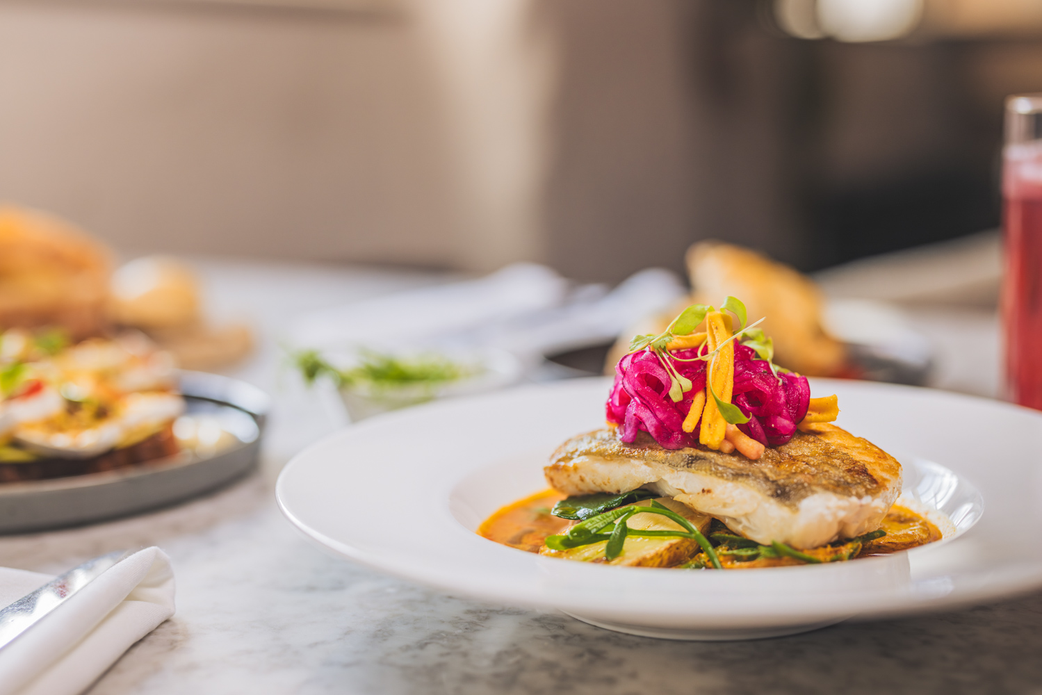 Black Pool Mill Seafood dish